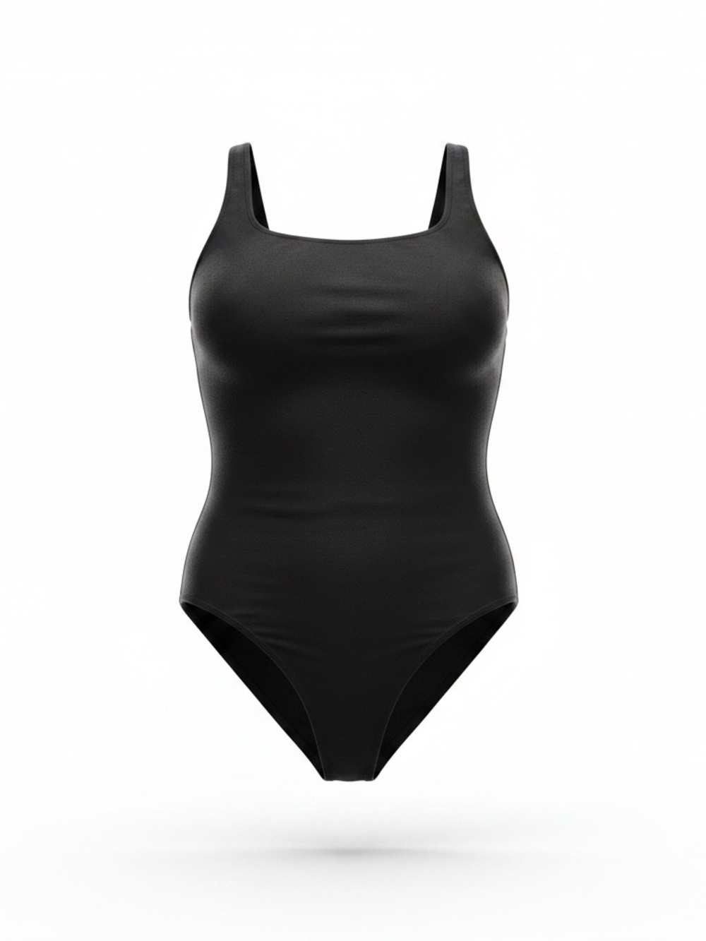 SKIMS Black Square-Neck Bodysuit